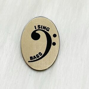 🔮‎ 5/$25 Vintage I Sing Bass Pin